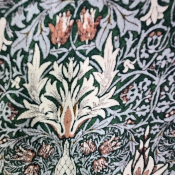 Morris & Co X H&M Art Nouveau Floral Print Long Sleeve Blouse - Picture 9 of 11